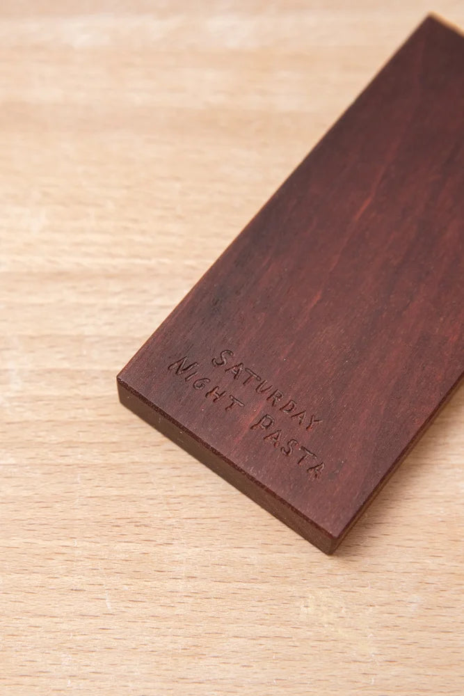 SNP Hand Made Tear Drop Pasta Board