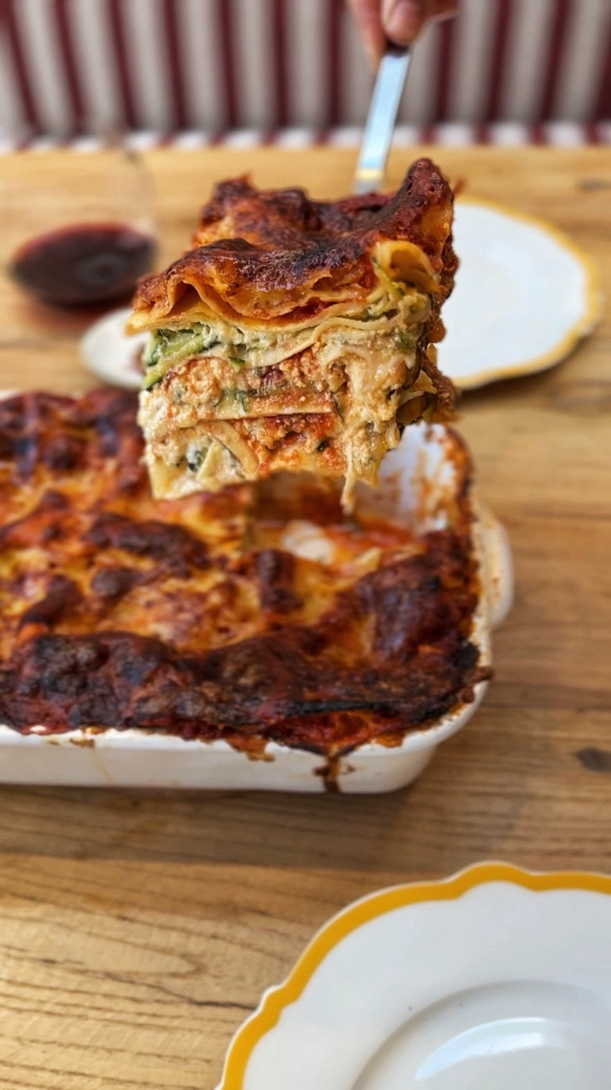 Quick, Mid-Week Three Cheese and Zucchini Lasagne