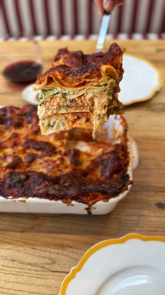 Quick, Mid-Week Three Cheese and Zucchini Lasagne