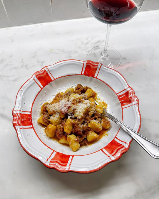 Spicy Sausage Ragu with Pillowy Gnocchi