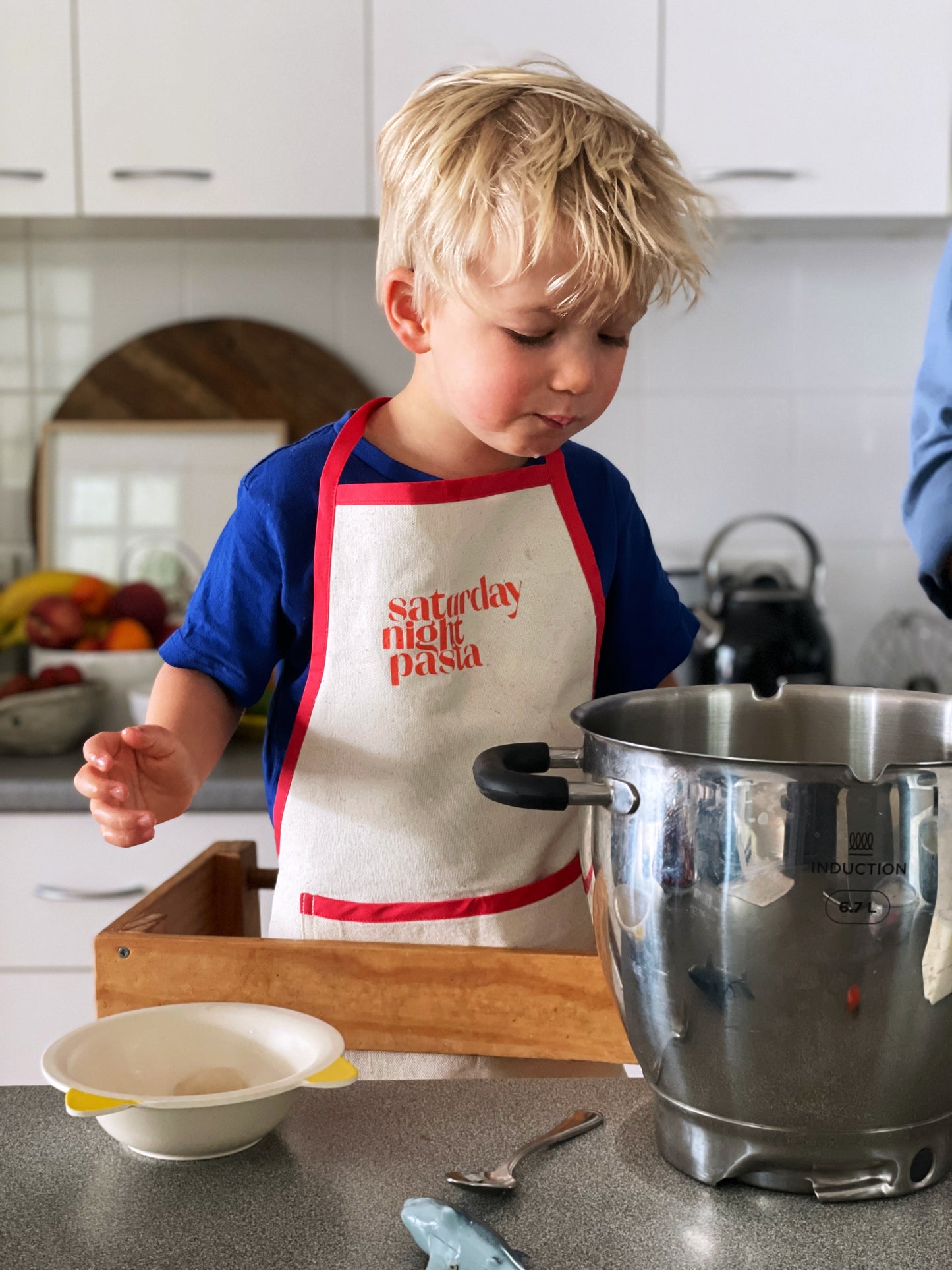 Saturday Night Pasta Toddler/Kids Apron