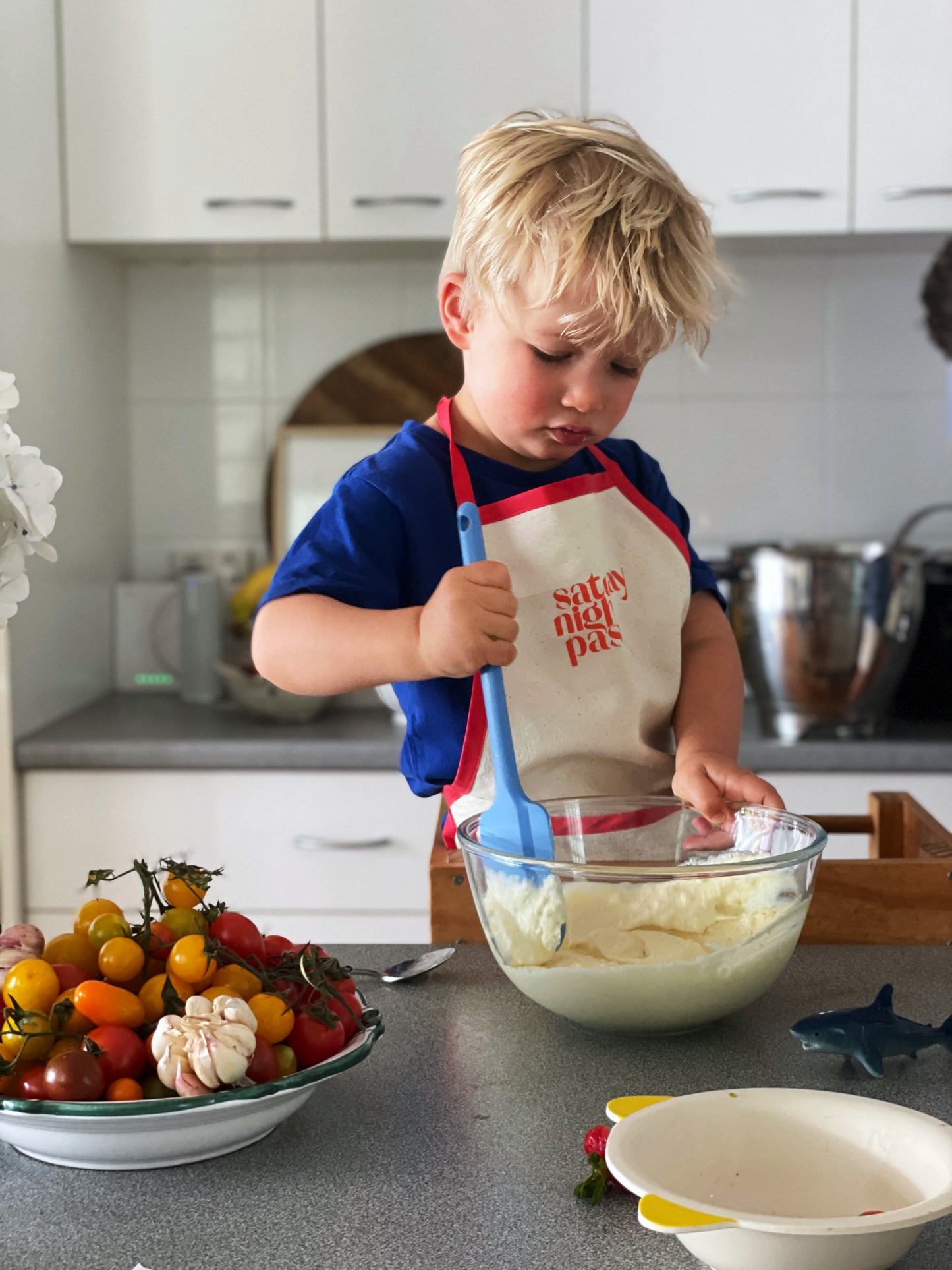 Saturday Night Pasta Toddler/Kids Apron