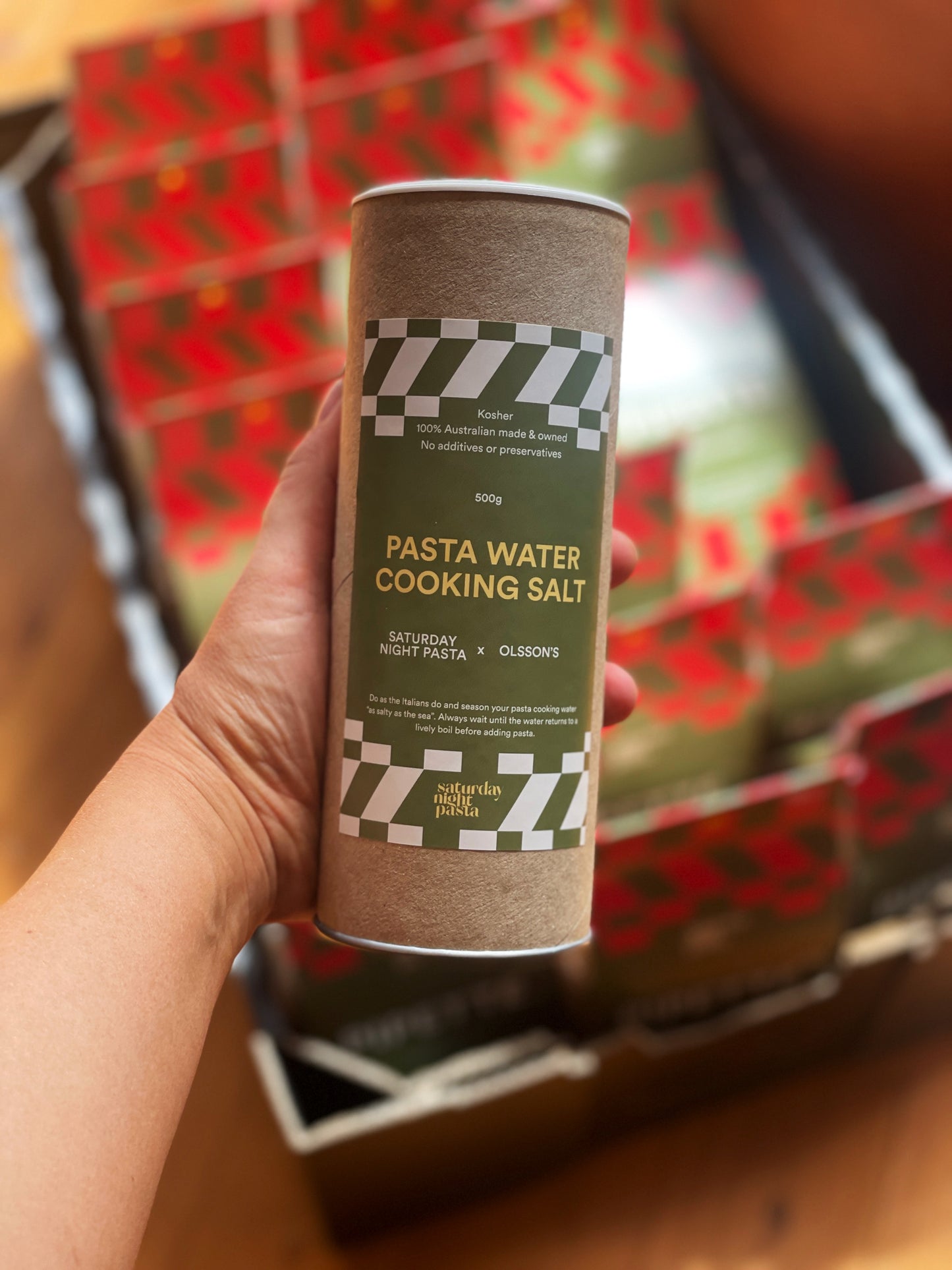 Pasta water cooking salt